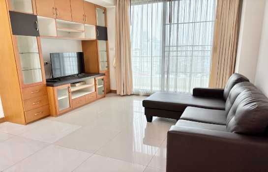 Condo for rent near SWU, Supalai Premier Place Asoke, 79 sq m, 2 bedrooms, 2 bathrooms, 20th floor, between BTS Asoke and MRT Phetchaburi.