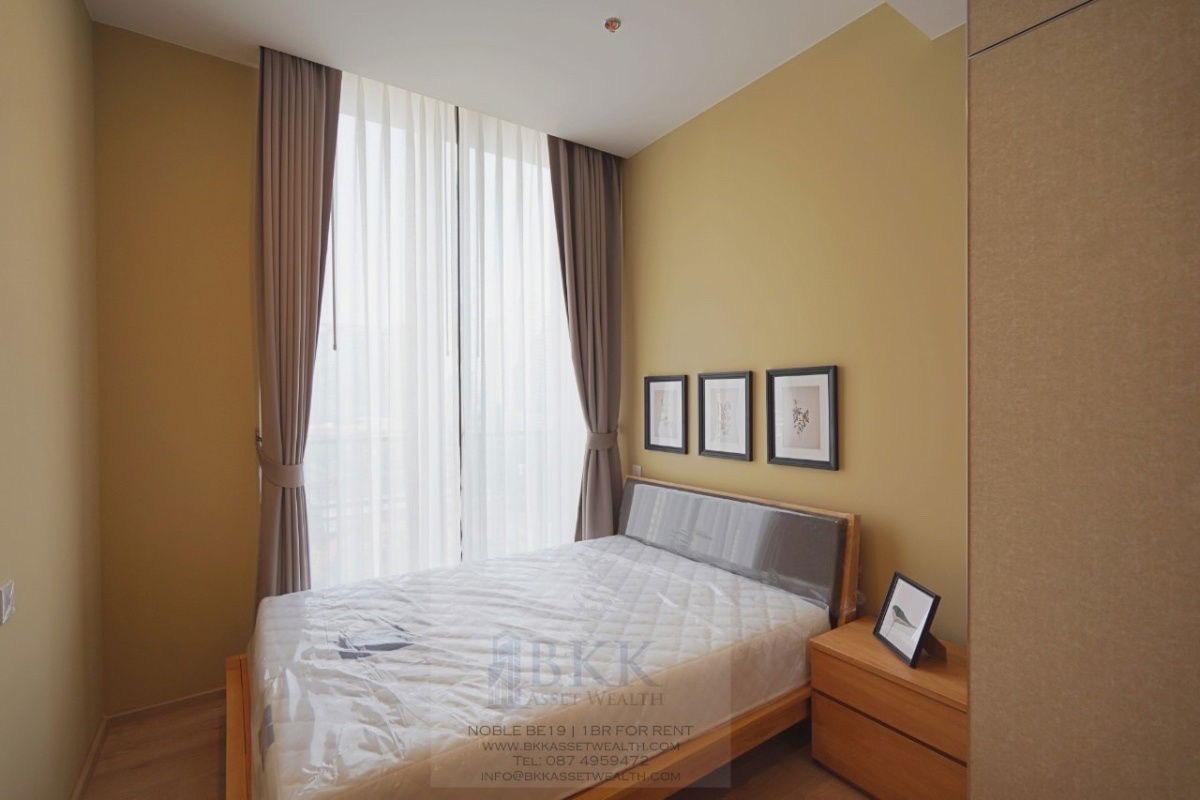 For Rent - NOBLE BE19 , Super Luxury 1 bedroom 1 bathroom Ready to move in