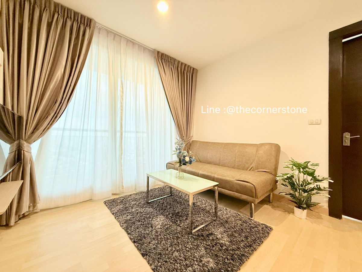 For Rent 2 Bed " 𝐑𝐡𝐲𝐭𝐡𝐦 𝐑𝐚𝐭𝐜𝐡𝐚𝐝𝐚 " Size 73 Sq.m. Floor 27+  Near : MRT-Ratchadapisek
