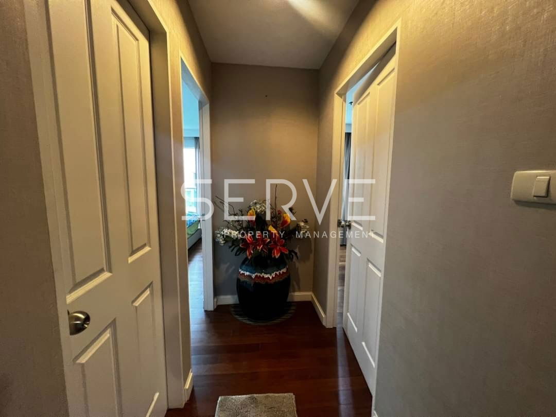 2 Beds with Bathtub Large Room Nice Room Fully furnished Good Location Close to MRT Phra Ram 9  500 m. @ Belle Grand Rama 9