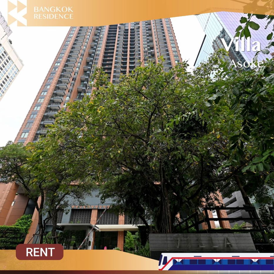 Villa Asoke 🚗 Conveniently Located Unit Near MRT Phetchaburi 🚇