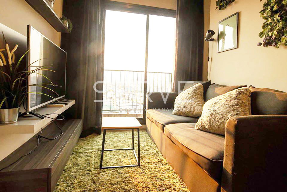 1 Bed Unit City View Fully furnished Good Location Close To MRT Huai Khwang 120 m. @ Centric Ratchada - Huai Khwang