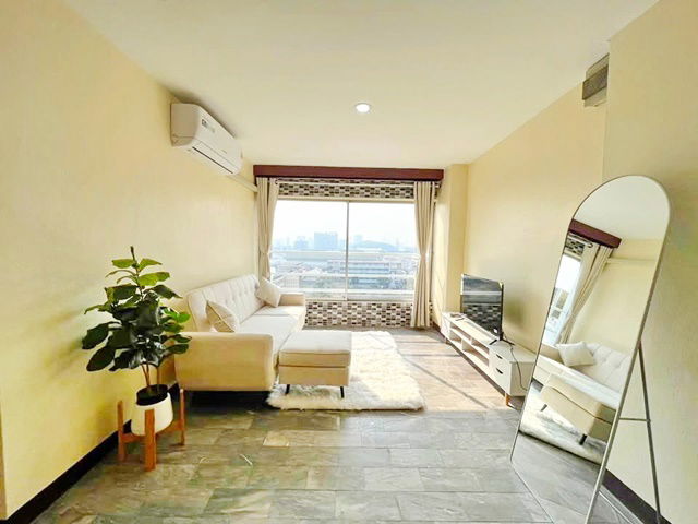 MRT HuaMak 600m.Penthouse 2bed Baan Sukhothai Ramkhamhaeng Condo for rent with full furniture 60 sq.