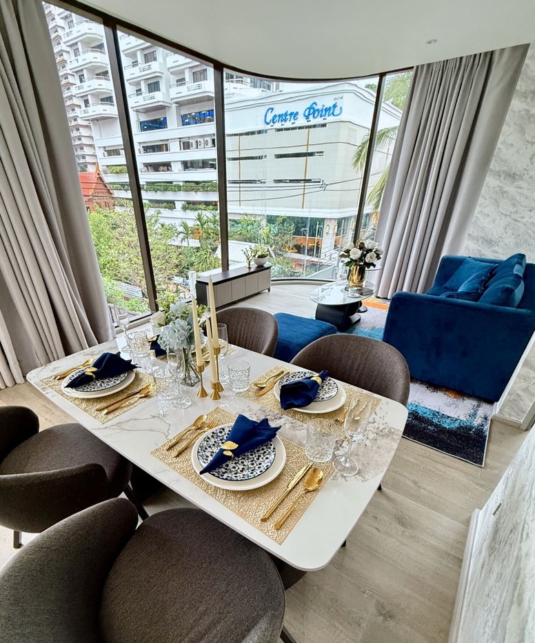 TA3141📲LineID @556ryccg🐬2 Bedroom 60 sqm Floor 4 Fully furnished FYNN Asoke Sukhumvit10 near Korean Town BTS Asok BTS Nana