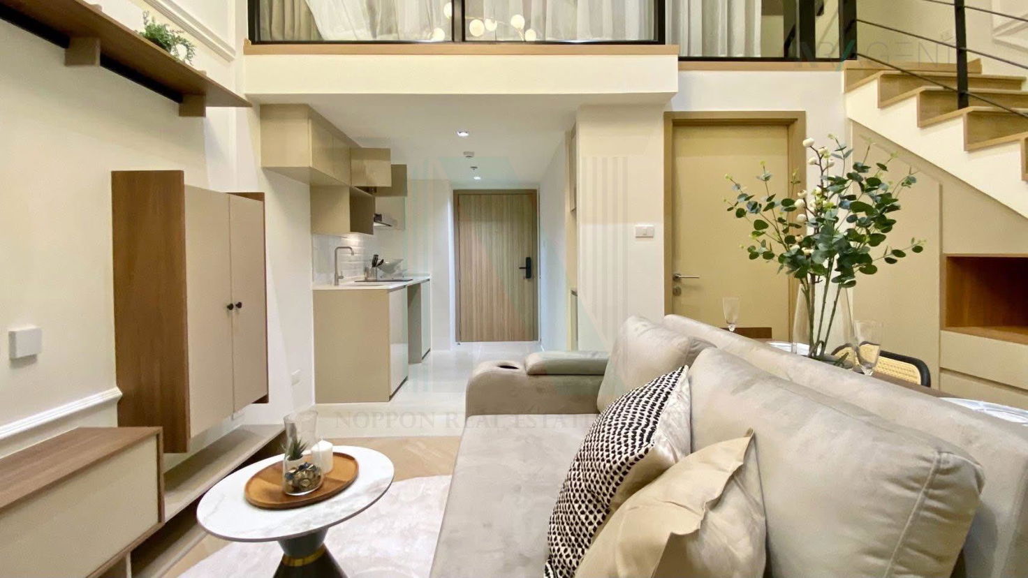 For Rent Condo NA REVA CHAROENNAKHON Building 1, Floor 16,Duplex, Room size 30.00 sqm