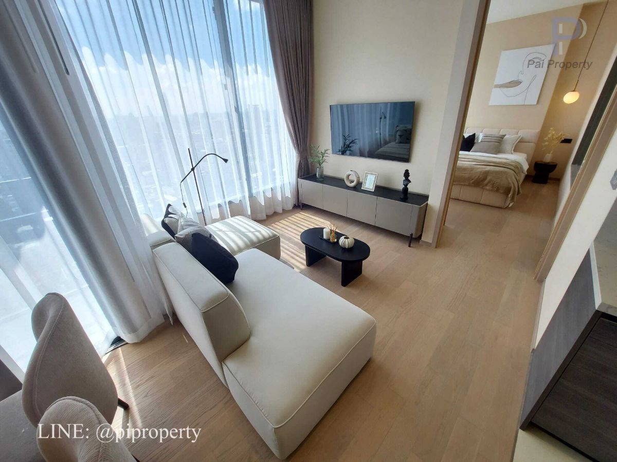 ထိပ်တန်းတည်နေရာ Esse Asoke တွင် Homy နှင့် ဇိမ်ခံအိပ်ခန်း 2 ခန်းငှားရန်ရှိသည်။