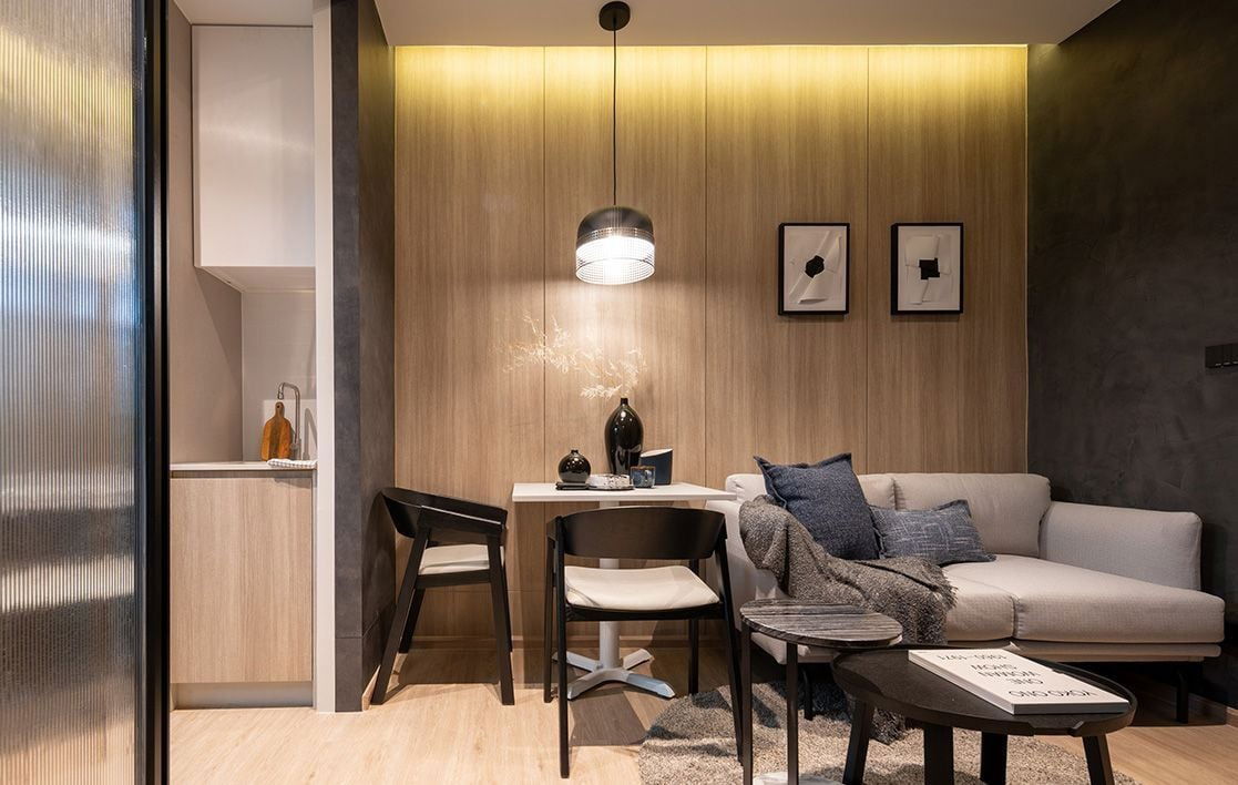 1 Bed Nice Room City view Fully Furnished New Condo Good Location Next To Ekkamai-RamInthra,Central East Ville   @  Noble Create