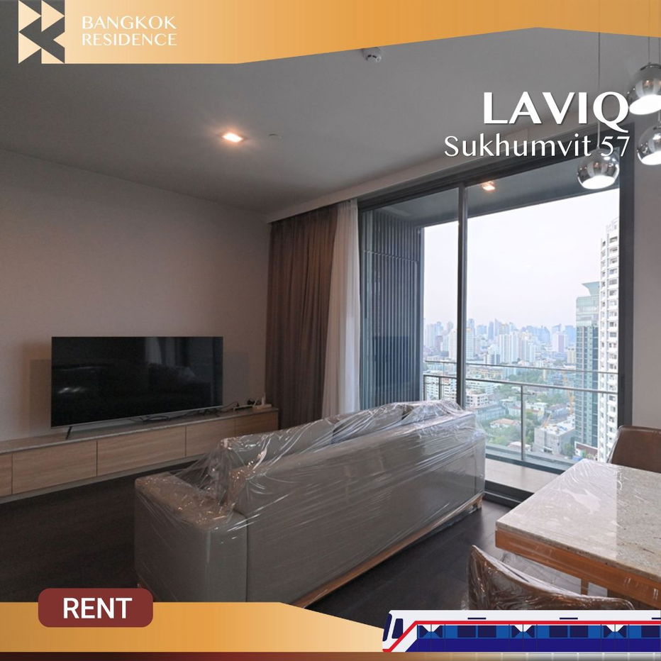 Elegant, move-in ready 💚 at Laviq Sukhumvit 57, only 3 minutes to BTS Thonglo 🚇