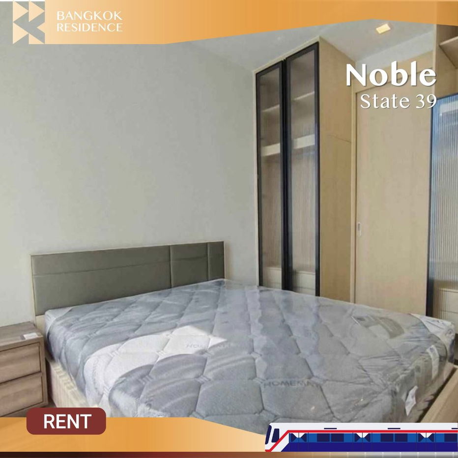 Brand-new Unit! Noble State 39 💖 Convenient access, high-floor views 🏙️ Just steps from BTS Phrom Phong