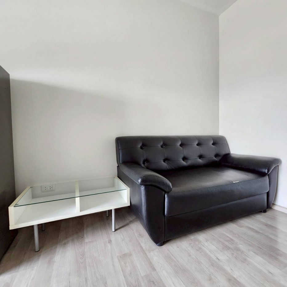 Plum Condo Central Station, a prime location condo next to Central Westgate and MRT Bang Yai, fully furnished and ready to move in.