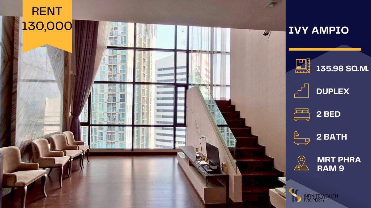 💎 ยูนิตดูเพล็กซ์สุดหรูที่ Ivy Ampio – หายาก!