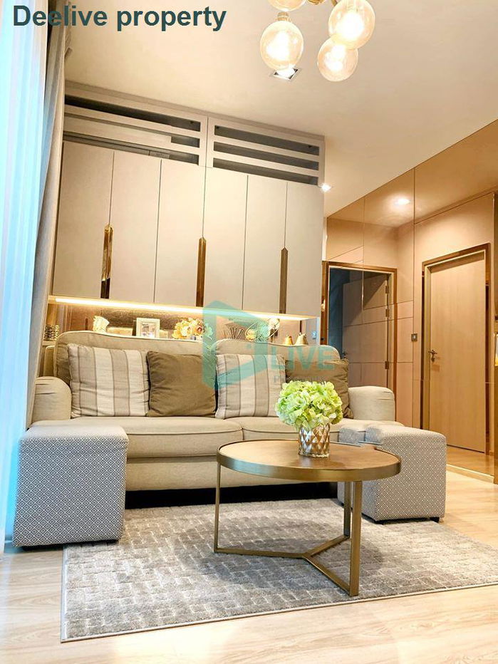 DL003860 Condo for rent, Noble Revolve Ratchada 2 near MRT ศูนย์วัฒนธรรม, ready to move in, call urgently 0638692663 LineID @162cjixi