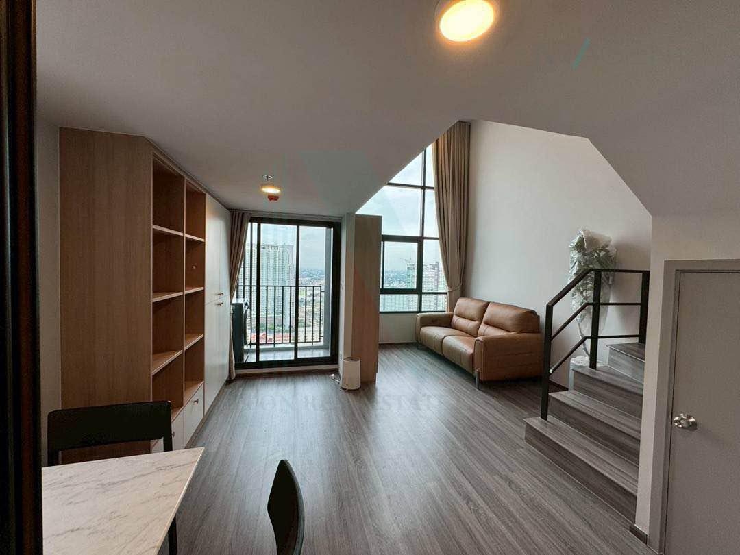 For Rent Condo IDEO RAMKHAMHAENG LAM SALI STATION Building 1, Floor 30,Duplex, Room size 33 sqm