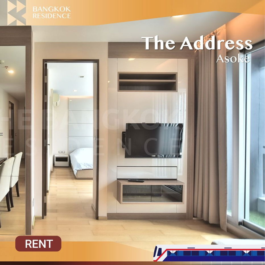 The Address Asoke 🌟 Beautiful Unit , just a few minutes walk to MRT Phetchaburi 🚇