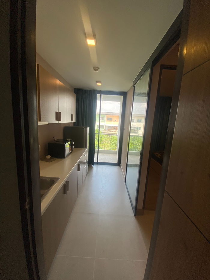 🎉Urgent for rent Rizzo Condo Bang Krang (Chao Phraya Market)🎉 32 sq m. 1Bed, 3rd floor, fully furnished, electricity, ready to move Line @bzprOperty