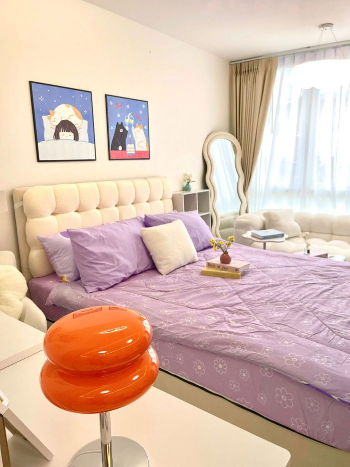 Condo for rent: Garden Asoke Rama 9, ready to move in. If interested, contact Line @goodmanpro or call 0999029192.