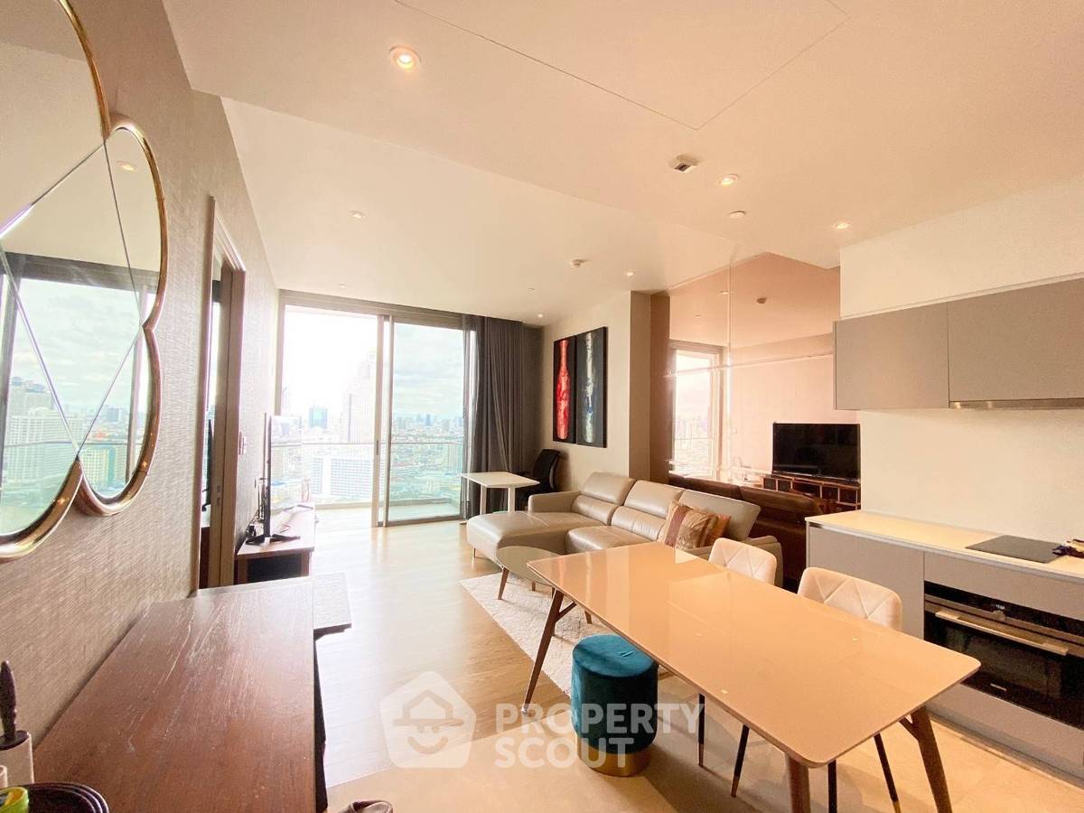 1-BR Condo at Magnolias Waterfront Residences near BTS Saphan Taksin (ID 1755392)