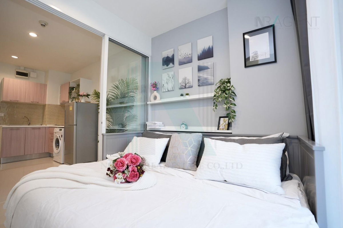 Condo for rent: The Mark Ratchada - Airport Link, Building 1, 8th floor, 1 bedroom, size 40 sq m, near Fortune Ratchada