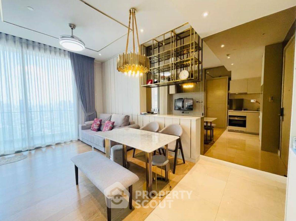 1-BR Condo at Magnolias Waterfront Residences near BTS Saphan Taksin (ID 1490644)
