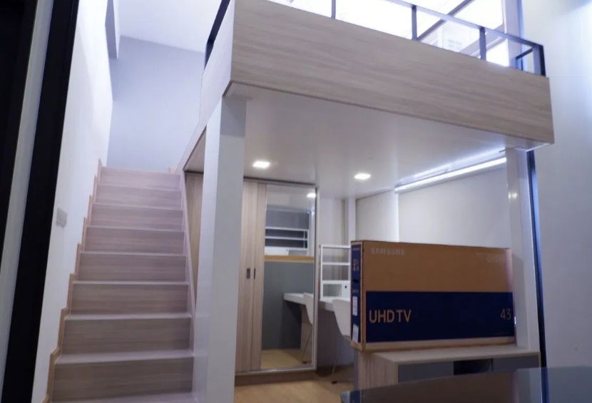 ✨ 2-story duplex unit at Chewathai Residence Asoke, 35 sq m, 22nd floor, near MRT Rama 9 🏡💖