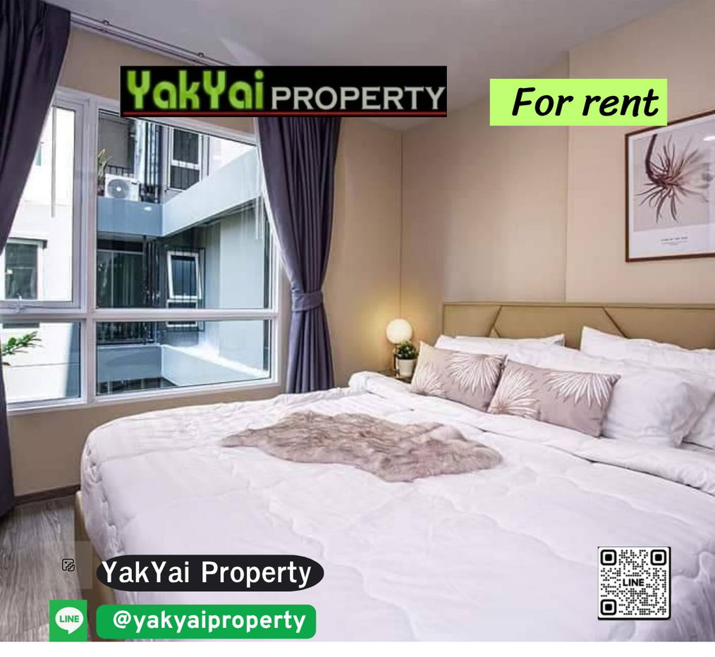 For rent: Regent Home 97/1, near BTS Bang Chak, just 5 minutes! 🚈 ready to move in, best price in the project! Fully furnished, ready to move in.