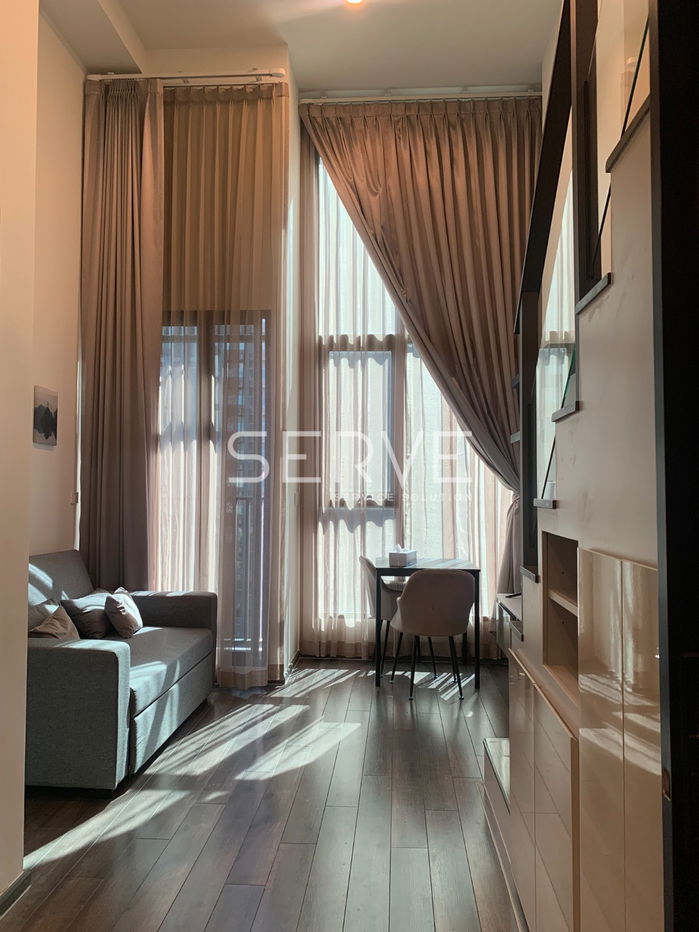 Duplex 1 Bed Nice Room Fully furnished Good Location Close to MRT Rama 9,Central Rama 9 @ KnightsBridge Space - Rama 9