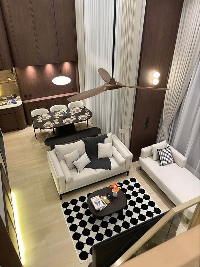 TA8538📲LineID @556ryccg🏢Duplex 3 Bedroom 91 sqm Floor34 Fully furnished Life Rama4-Asoke near MRT QSNCC