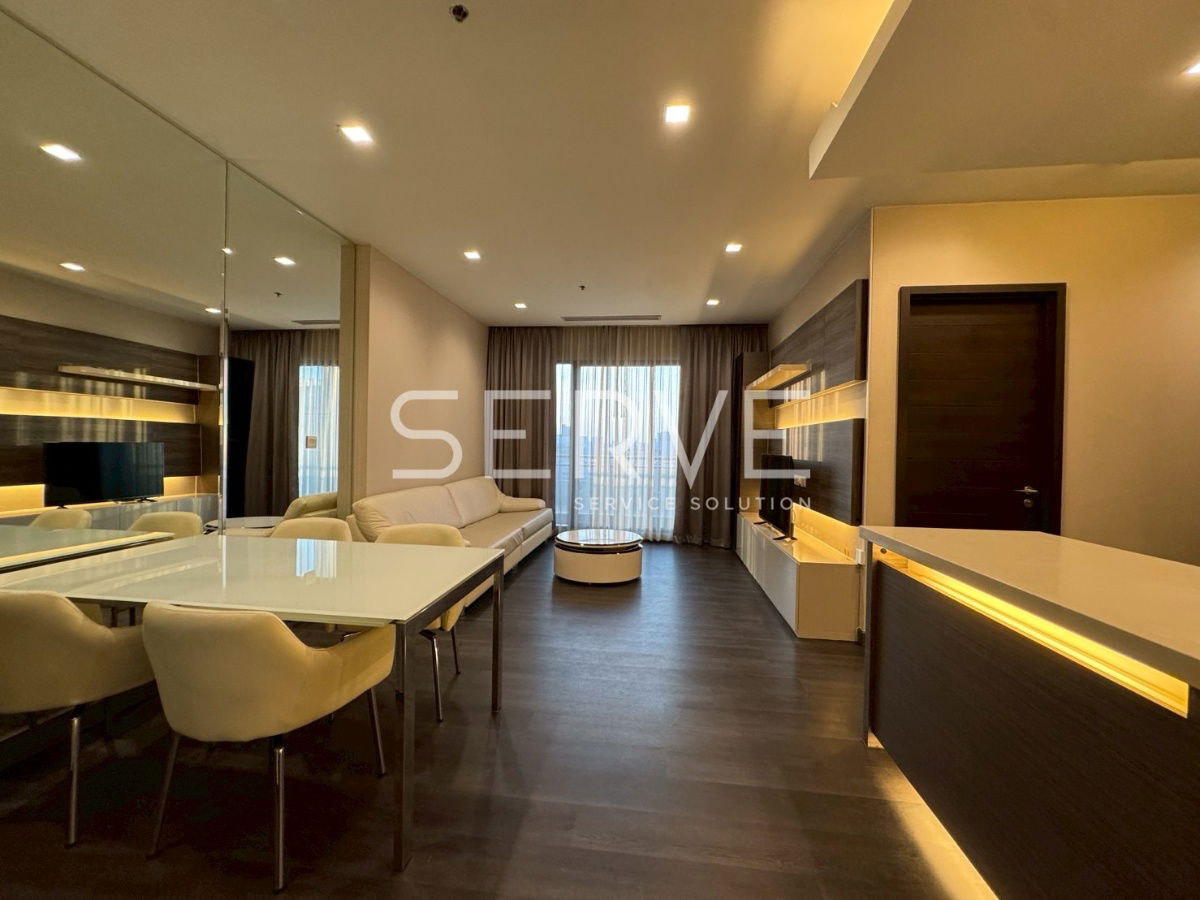 2 Beds with Bathtub  City View Nice Room Fully furnished Good Location Close to MRT Thailand Cultural Centre station @    IVY Ampio