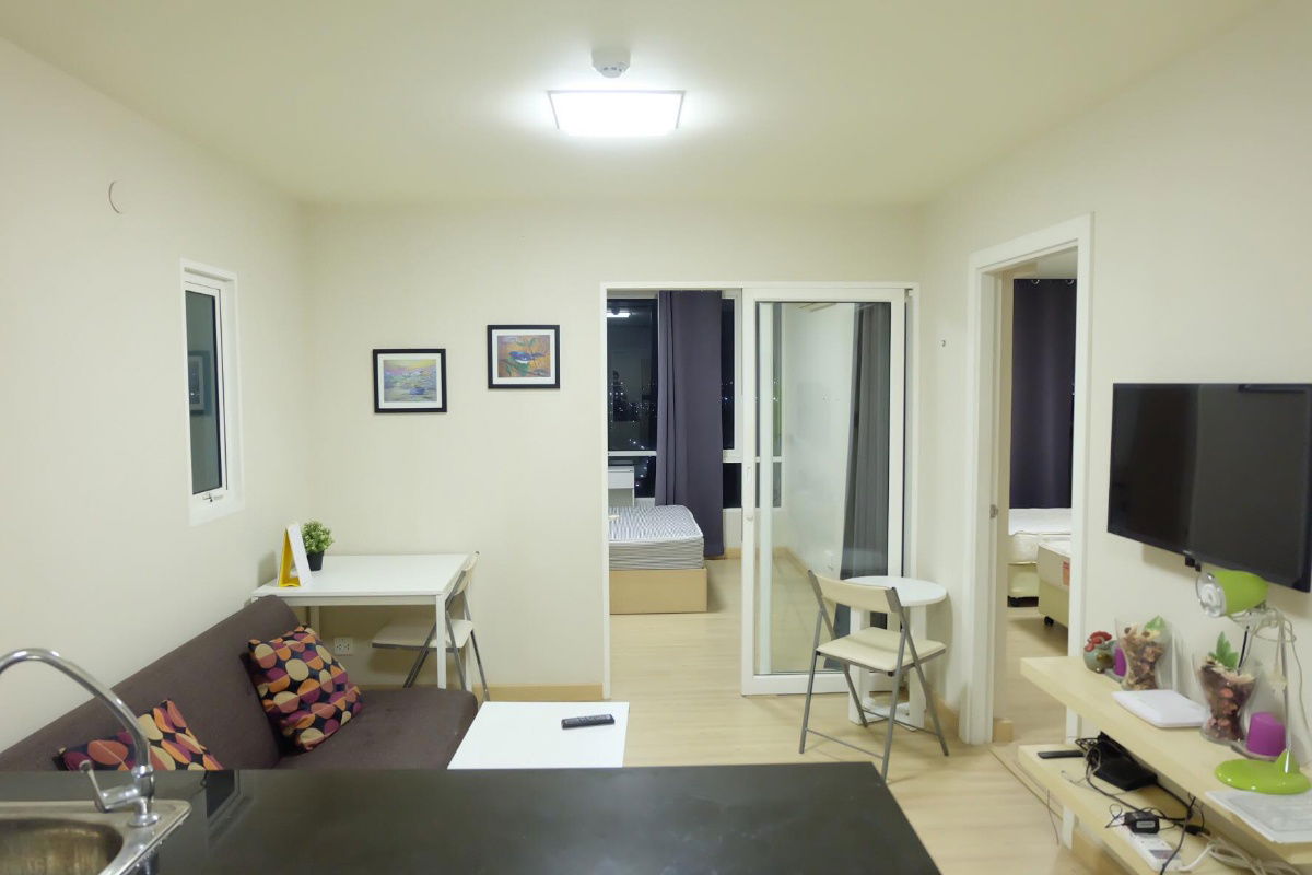 for rent 1-2 bedroom m society condo Mueang thong thani