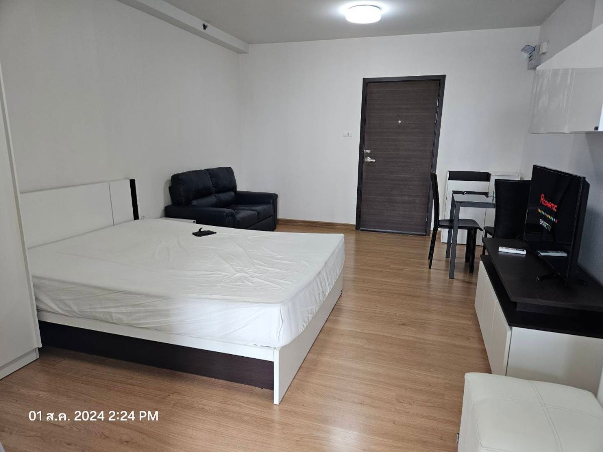 For rent, studio, 22 floor, 31.5 sqm, Center Building,Supalai Veranda Ratchavipha - Prachachuen (with washing machine) 🆔 line: ey_annie