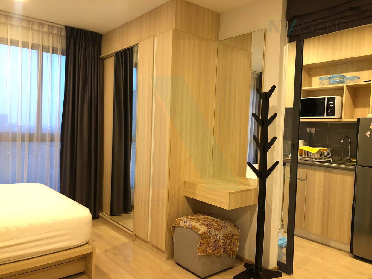 🔺 For Rent Condo IDEO O2 Building A, Floor 26,Studio, Room size 26.00 sqm