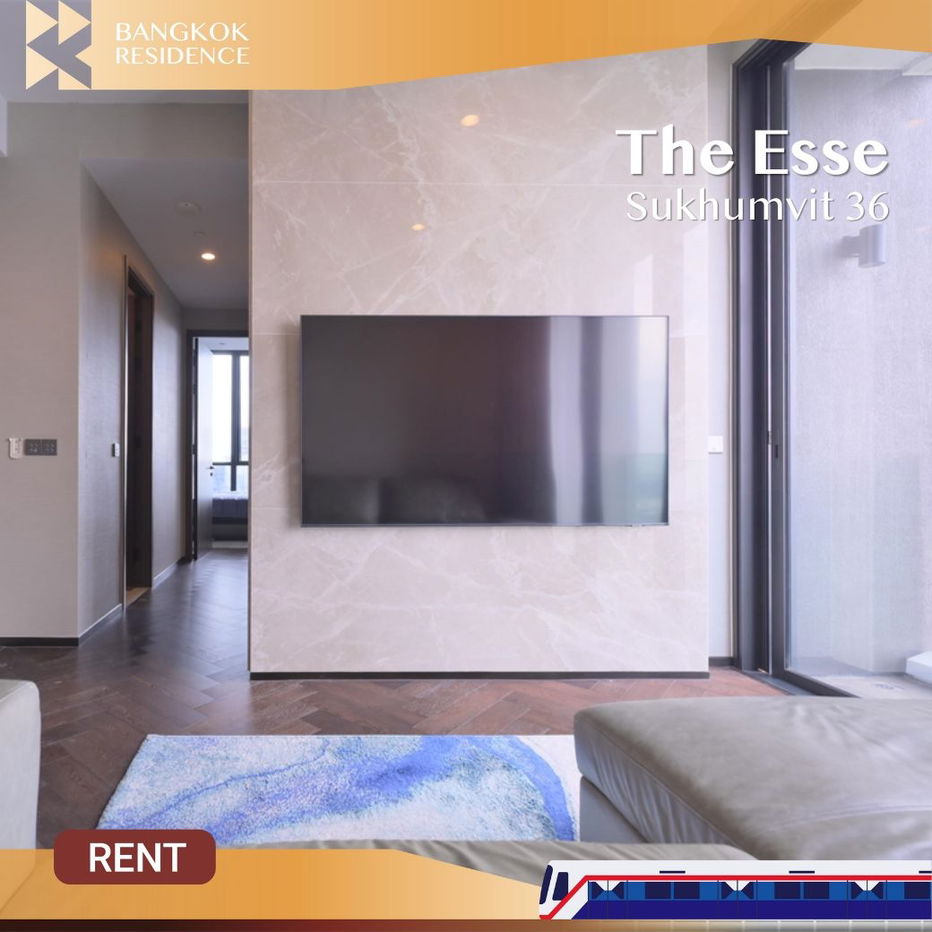 The Esse Sukhumvit 36, 🌃 High Floor Unit with the Stunning River View 🌊  Near BTS Thonglo