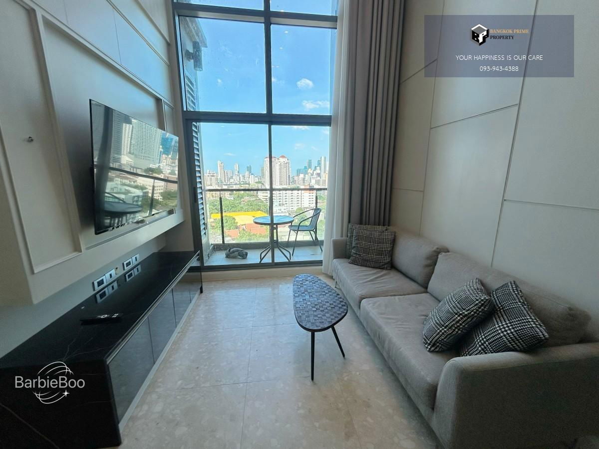 The Crest Sukhumvit 34 | Spacious 2BR Duplex Condo | High floor 🚝 Only 100 Steps from BTS Thonglor #2025111712943