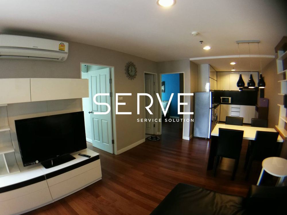 2 Beds with Bathtub Large Room Good Location MRT Phra Ram 9  500 m. and CentralPlaza / For Rent-Belle Grand Rama 9