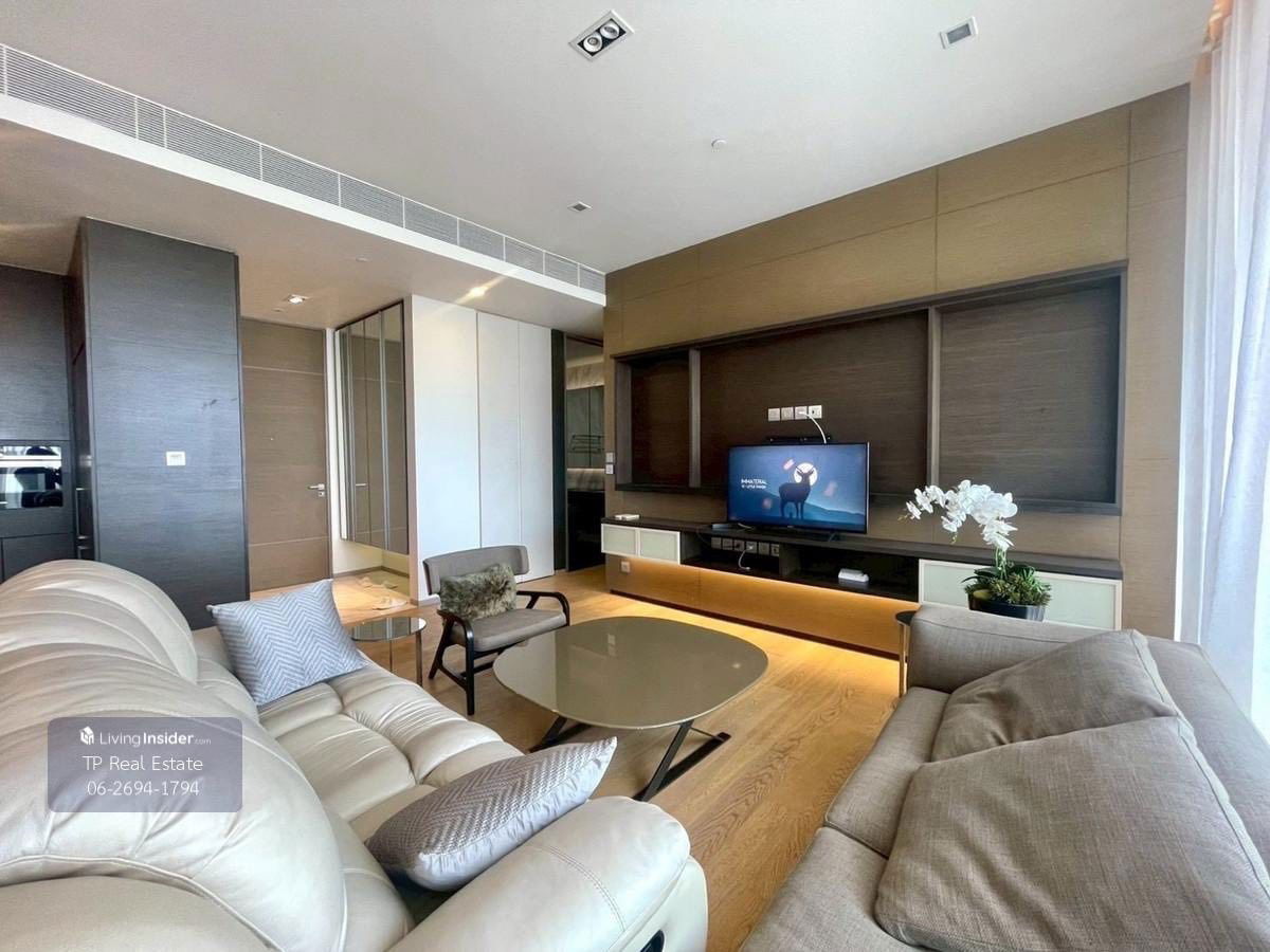 For Rent : Saladaeng One 2 Bed (110 sqm) Large balcony, close to BTS/MRT *Rental fee 130,000 /month | Contact us. 📲 Tel. (+66)06-2694-1794