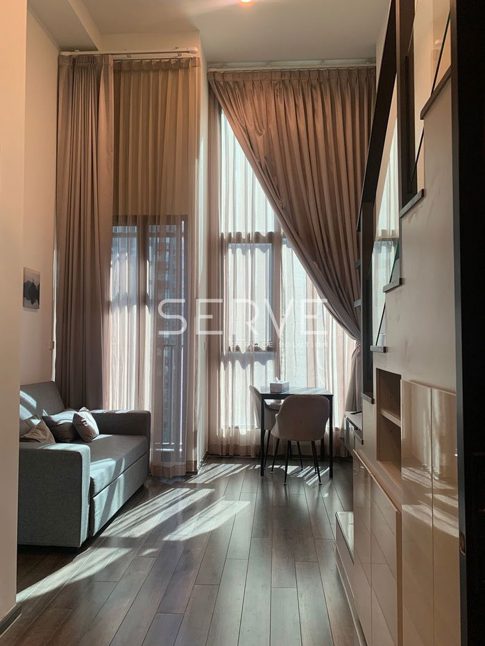 1 Bed 1 Bath Nice Room New Condo Good Location MRT Phra Ram 9  220 m. / For Rent-KnightsBridge Space – Rama 9