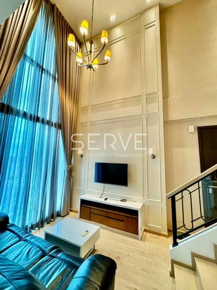 Duplex 2 Beds with Bathtub Nice Room & Good Location Next to BTS Ratchathewi 0 m. / For Rent-Pyne by Sansiri