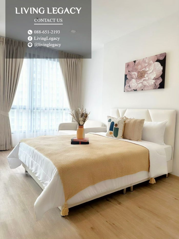 LSIG1HOC Condo For Rent The Rich Rama 9 - Srinakarin 28 Sq.M. Floor 14 line id : @livinglegacy