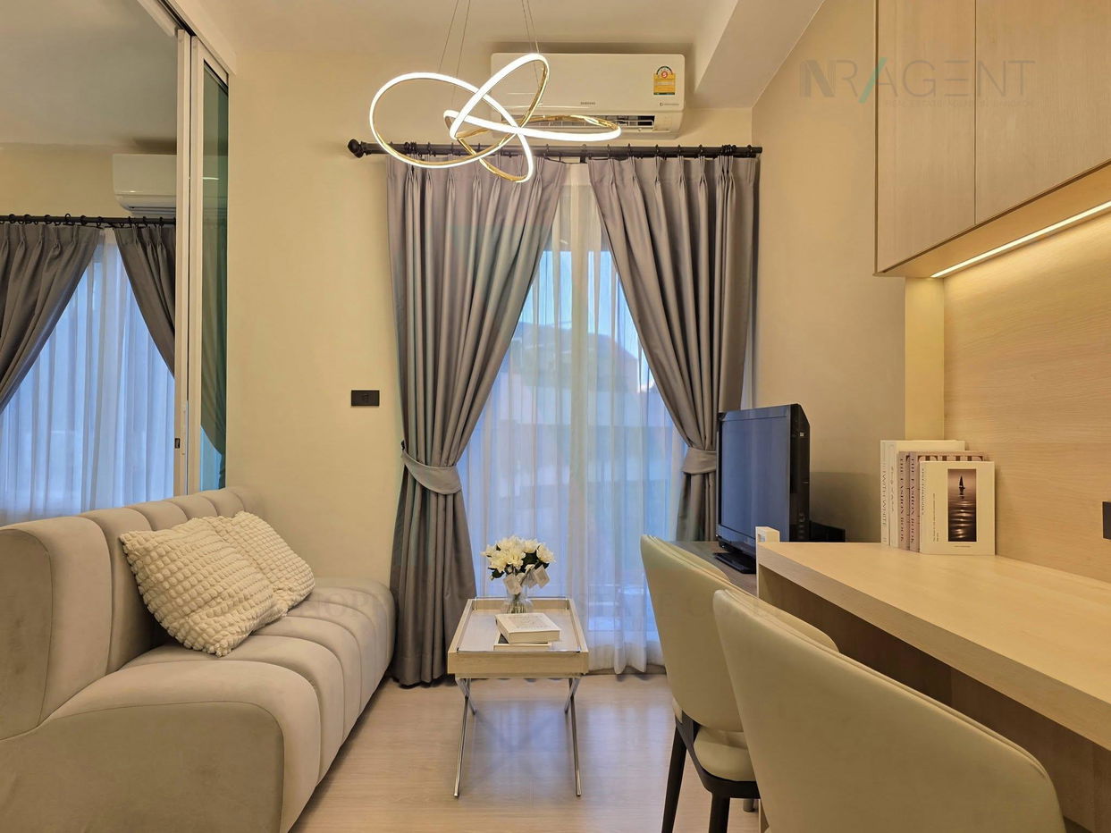 For Rent Condo CHAPTER ONE ECO RATCHADA - HUAI KHWANG Building G, Floor 3,1 bed room, Room size 30 sqm