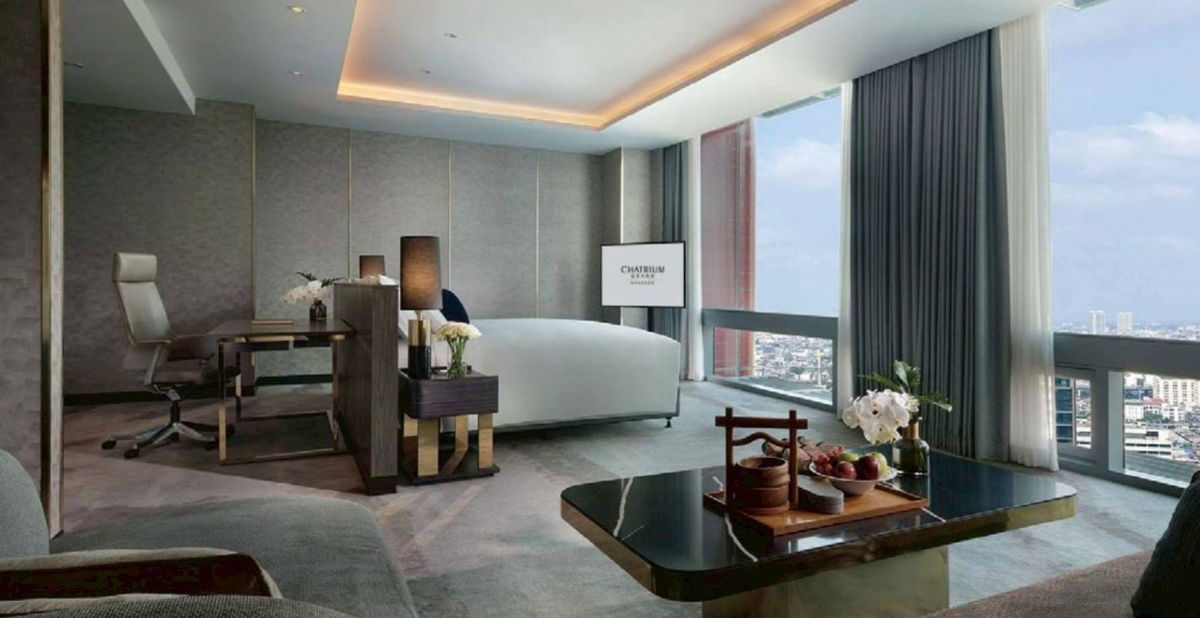 LTH13607 – Condo for Rent | Chatrium Grand Bangkok | 321 sqm | 1 Bed 1 Bath | 450K/Month | Near BTS Siam