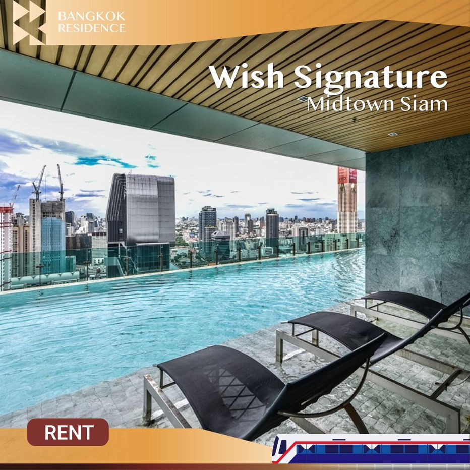 Move-in ready 💚 Wish Signature Midtown Siam 🛋️ Fully furnished, near BTS Ratchathewi
