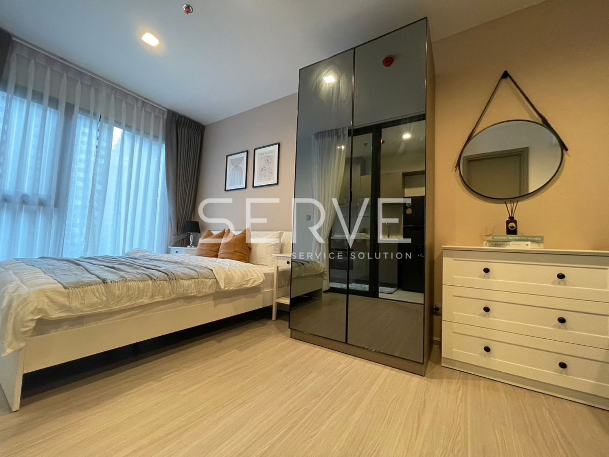1 Bed Super High Floor 20+ City View Fully furnished Good Location Close to MRT Phra Ram 9 350 m. @ Life Asoke Hype