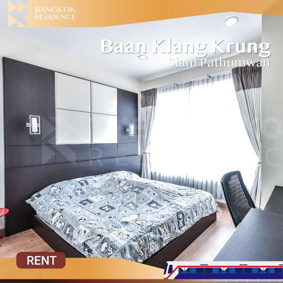 Ready to move in! Baan Klang Krung Siam Pathumwan 💖 Beautiful&Fully furnished, Best Price 💸 Near BTS Ratchathewi