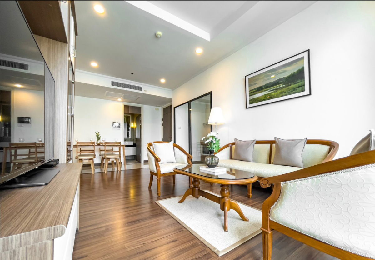 For rent Supalai Elite Sathorn - Suanplu, beautiful, luxurious, ready to move in, near BRT Sathorn. Interested, add Line @841qqlnr