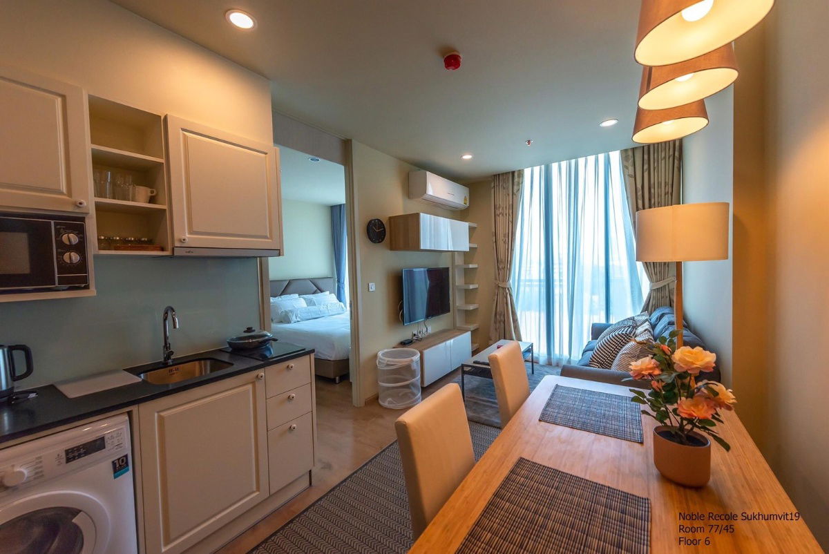 🧳 For Rent: Noble Recole – Near BTS Asoke & MRT Sukhumvit