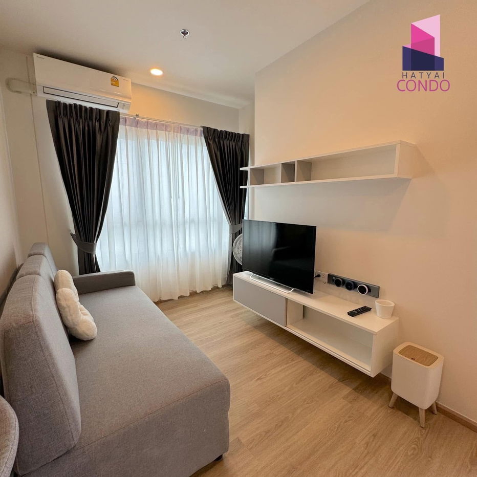 Condo Escent Hatyai for rent, 2 bedrooms, corner room, east side