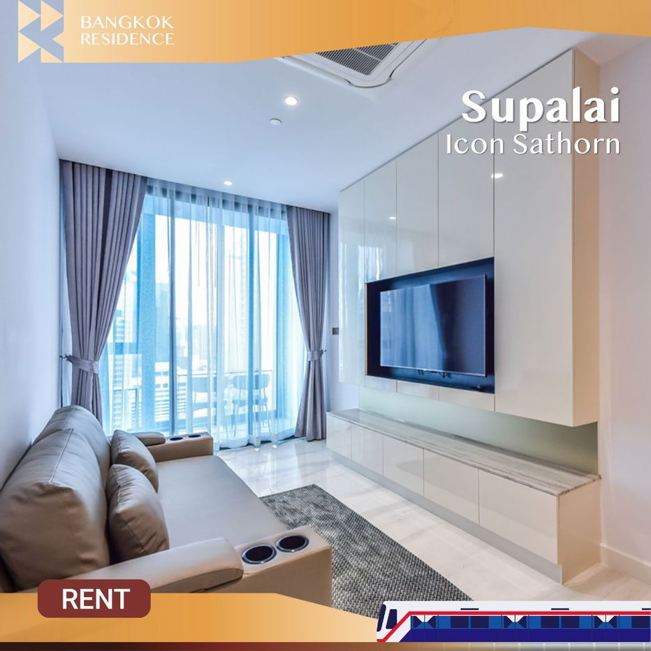 Supalai Icon Sathorn 💎 Stunning Luxury Unit with Special Price 💸 Near BTS Chong Nonsi