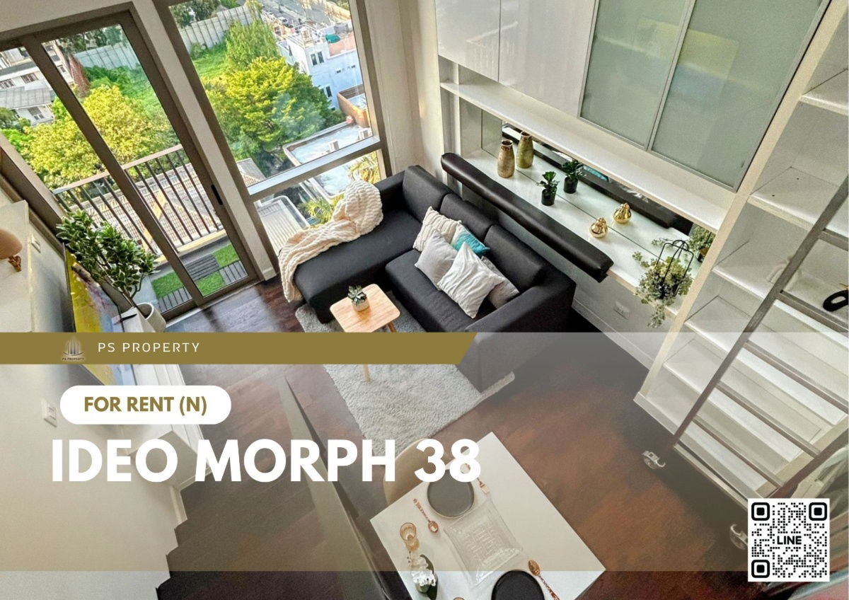 For rent ✨ IDEO Morph 38 ✨ Pet friendly, fully furnished and equipped, near BTS Thonglor