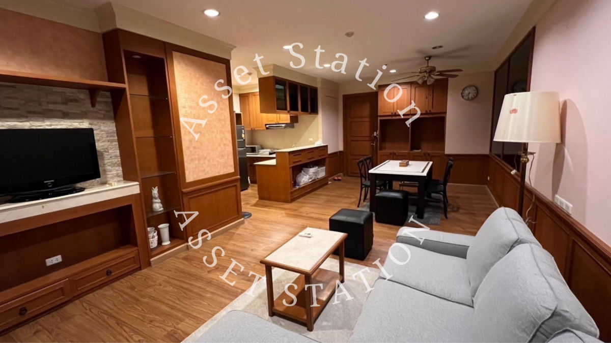 For rent: Baan Klang Krung Siam-Pathumwan, beautifully decorated room, near BTS Ratchathewi