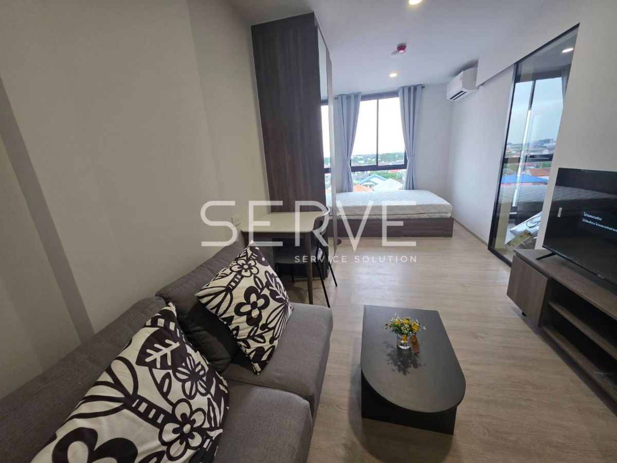 Studio City View Fully furnished Good Location Close To  BTS Khu Khot 100 m.  @ Nue Core Khu Khot Station
